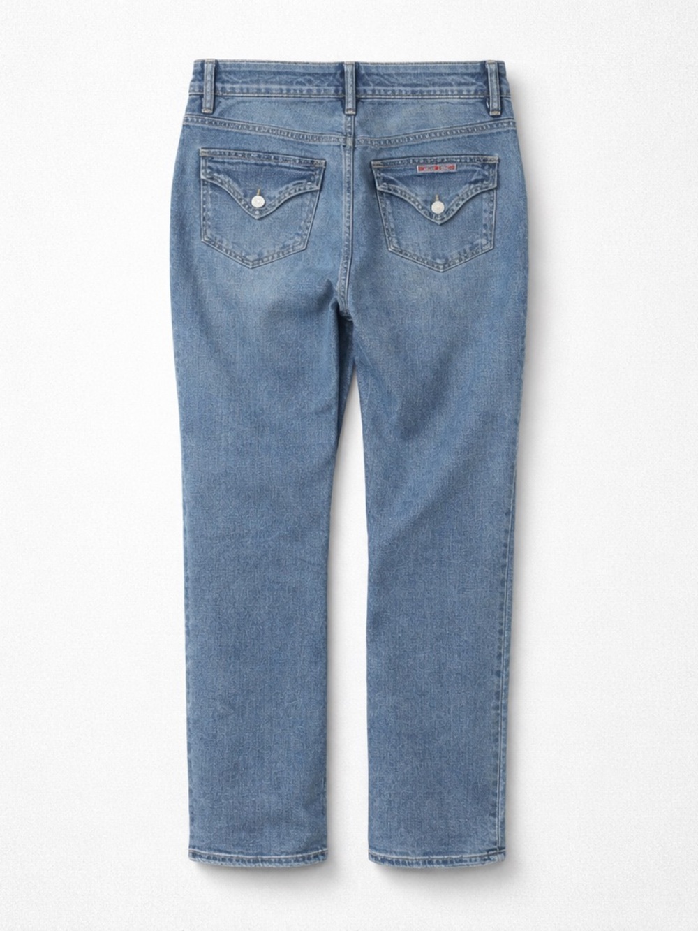 Hudson Cigarette Midrise Ankle Y2K Flap pocket Jean Size 6 Flattering USA Denim